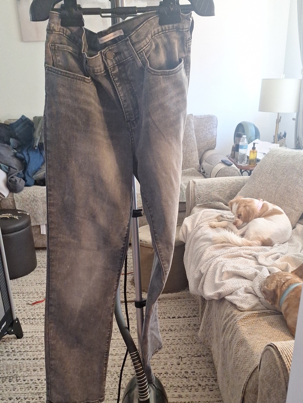 Women’s Skinny Jeans in Washed Black - Slim Fit